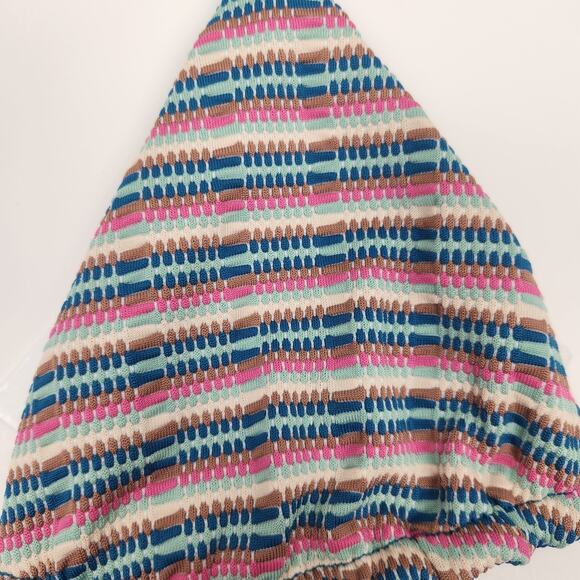 L*Space Brittany Triangle Bikini Top Striped Size Small NWT - Picture 4 of 7